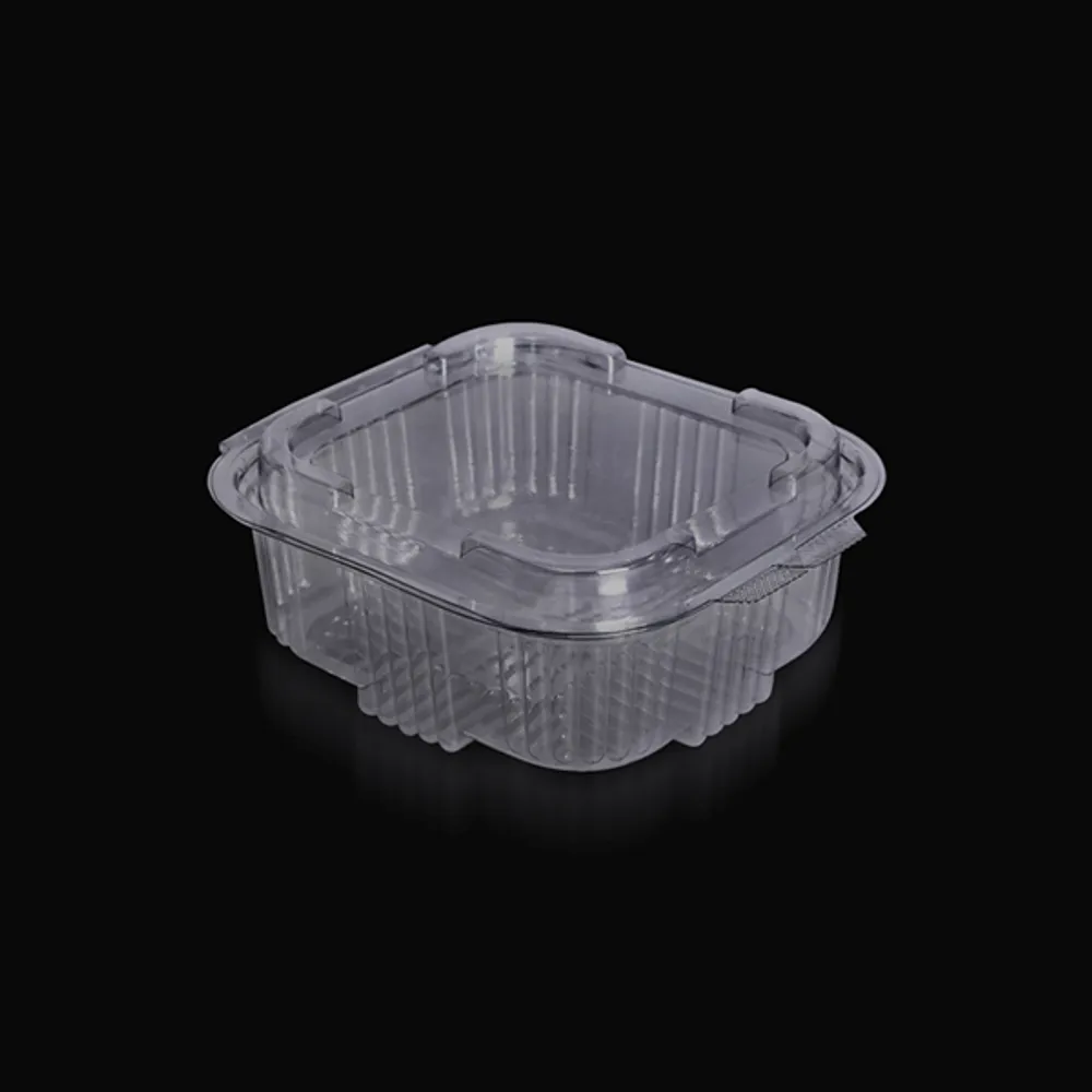 Kapaklı Dikdörtgen Salata Kabı 500cc